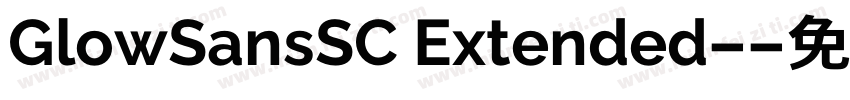 GlowSansSC Extended-字体转换